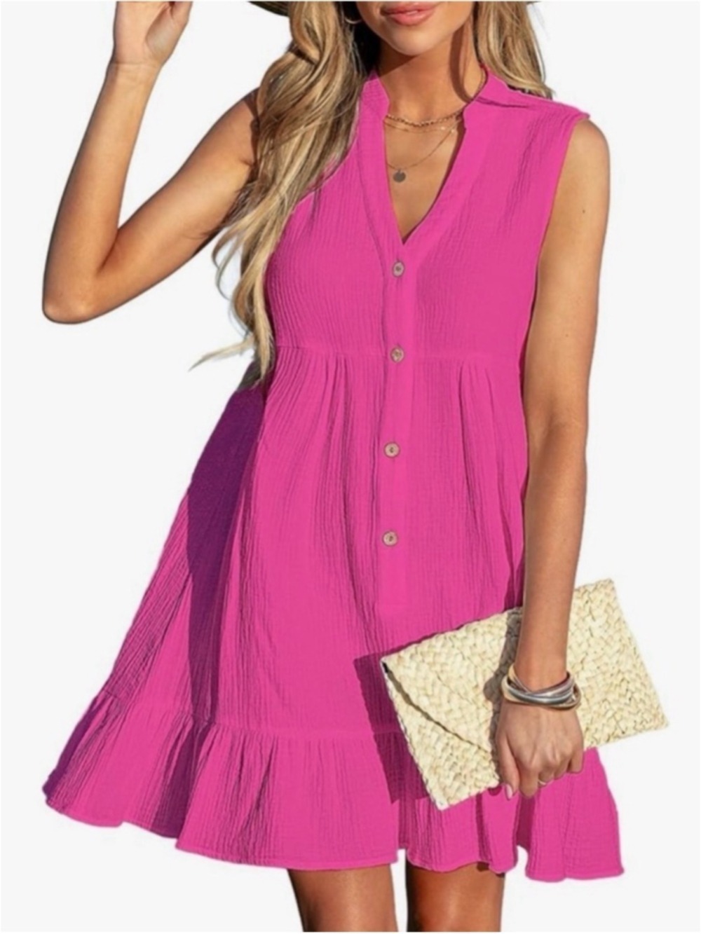 Cupshe mini dress cover up size S